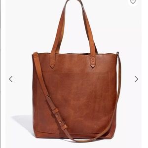 Madewell The Medium Transport Tote in English Saddle